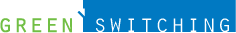 Green switching logo